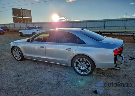 2014 Audi A8 L Quattro z USA, uszkodzony, nr VIN WAURGAFD0EN011641